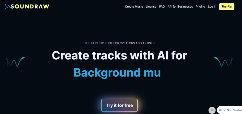 SOUNDRAW Ai Music Generator