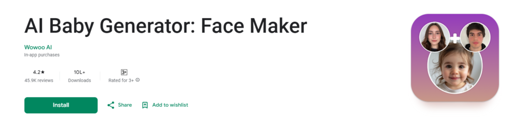 Face maker ai baby generators