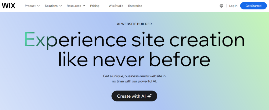 Wix ADI ai website builder