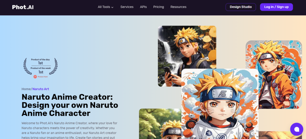 Phot ai - Best AI Naruto Anime creator